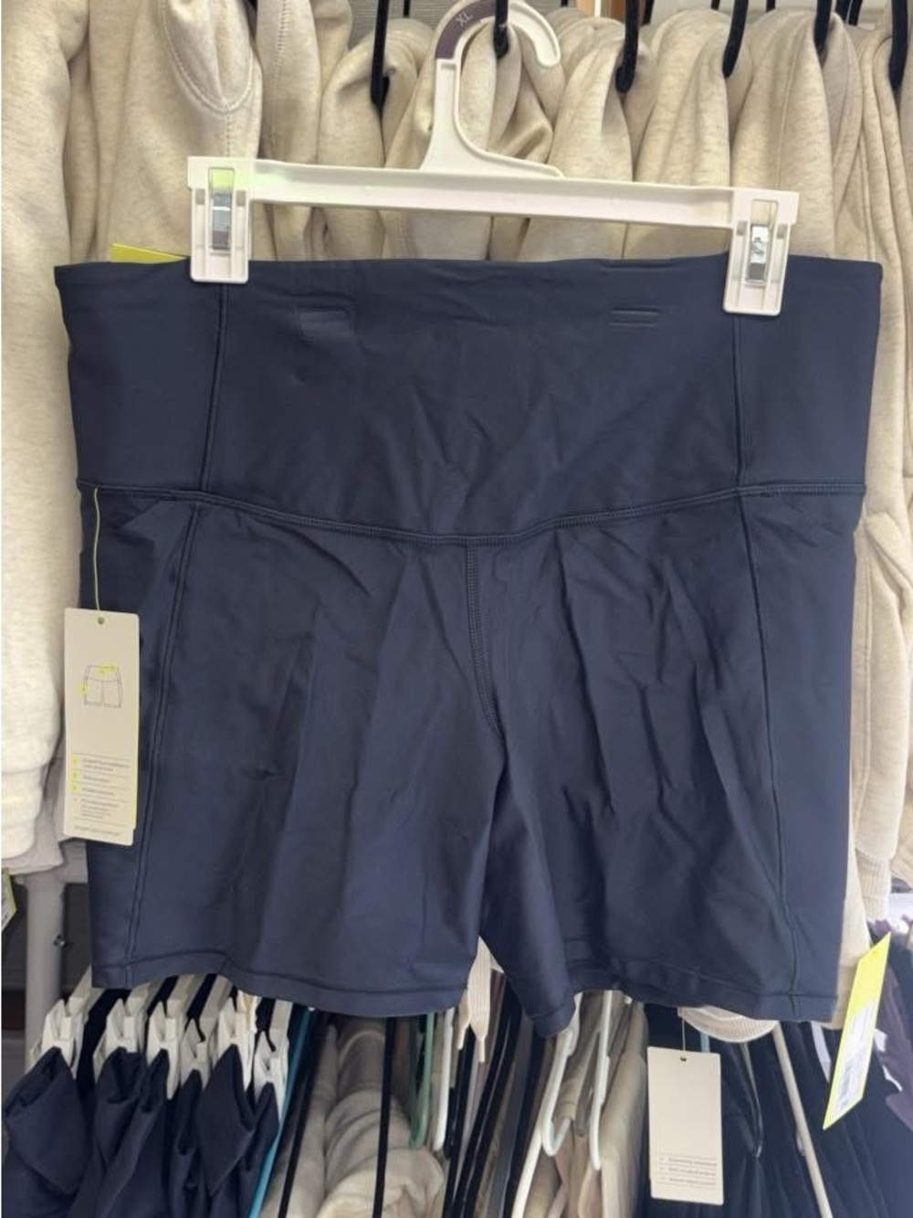 all in motion Navy High-Rise Bike Shorts